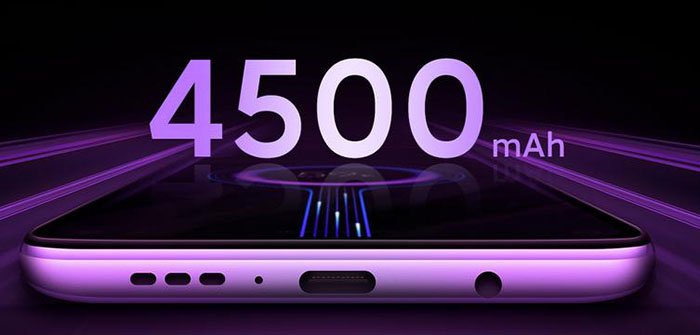 Redmi K30 4G phone 4500mAh battery