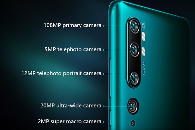 Xiaomi Mi Note 10: camera